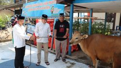 Kegiatan Zoom Meeting Pemotongan Hewan Kurban Presisi Dalam Rangaka Hari Bhayangkara Ke-77 dan di lanjutkan dengan pemotongan hewan Kurban Polres Sanggau dalam rangka Hari Raya Idul Adha 1444 H Tahun 2023.